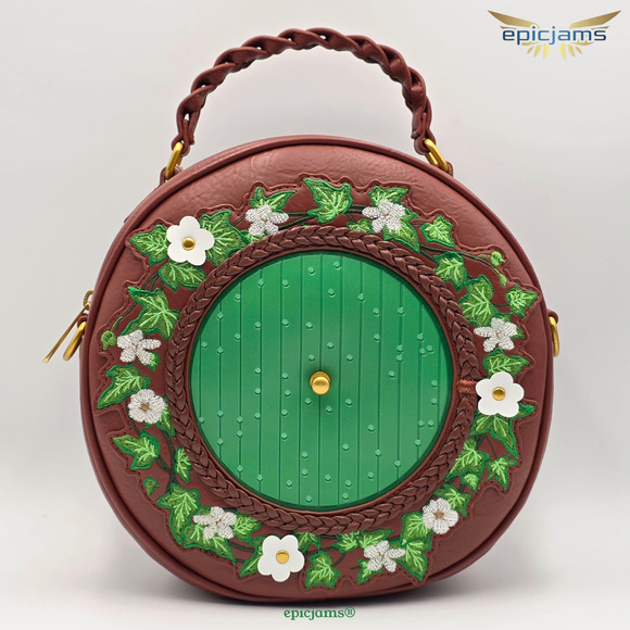 Loungefly Handbags - Loungefly The Lord of the Rings Floral Hobbit Door Figural Crossbody Bag